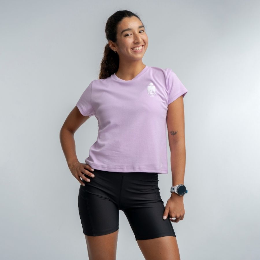CAMISETA VIOLET TRI WOMAN | IRONMAN 2026 - CINCO AM