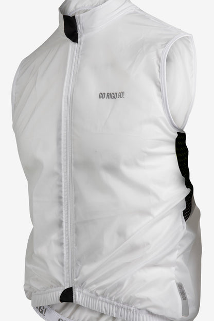 CHALECO FLY PARA CICLISMO COLOR BLANCO | GO RIGO GO - CINCO AM