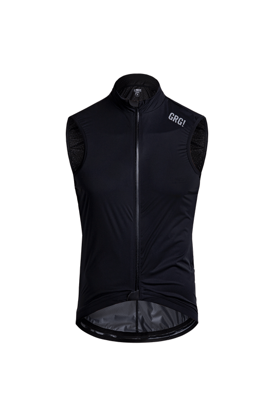 CHALECO KEEP DRY UNISEX PARA CICLISMO COLOR NEGRO | GO RIGO GO - CINCO AM