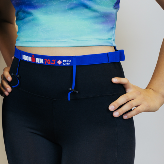 CINTURON DE CARRERA AZUL | IRONMAN - CINCO AM