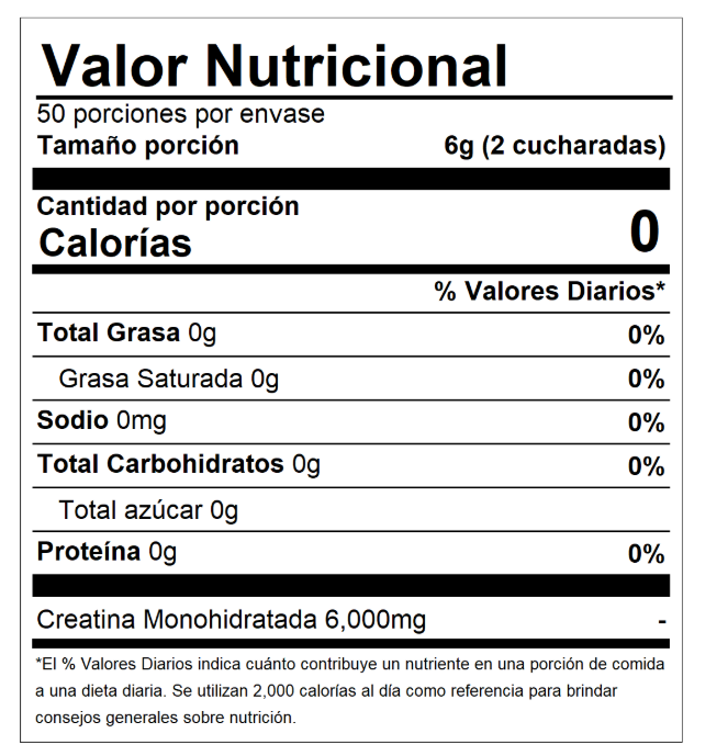 CREATINA MONOHYDRATE 300GR | QNT