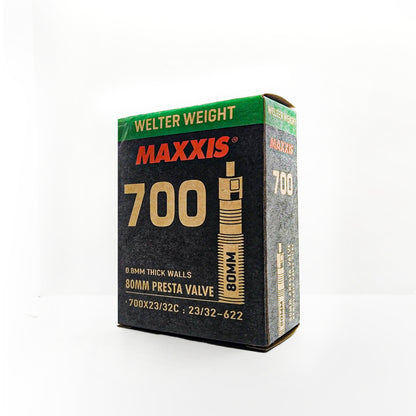 Cámara Maxxis 700 Presta 80 mm WELTER WEIGHT (23/32 c) - CINCO AM