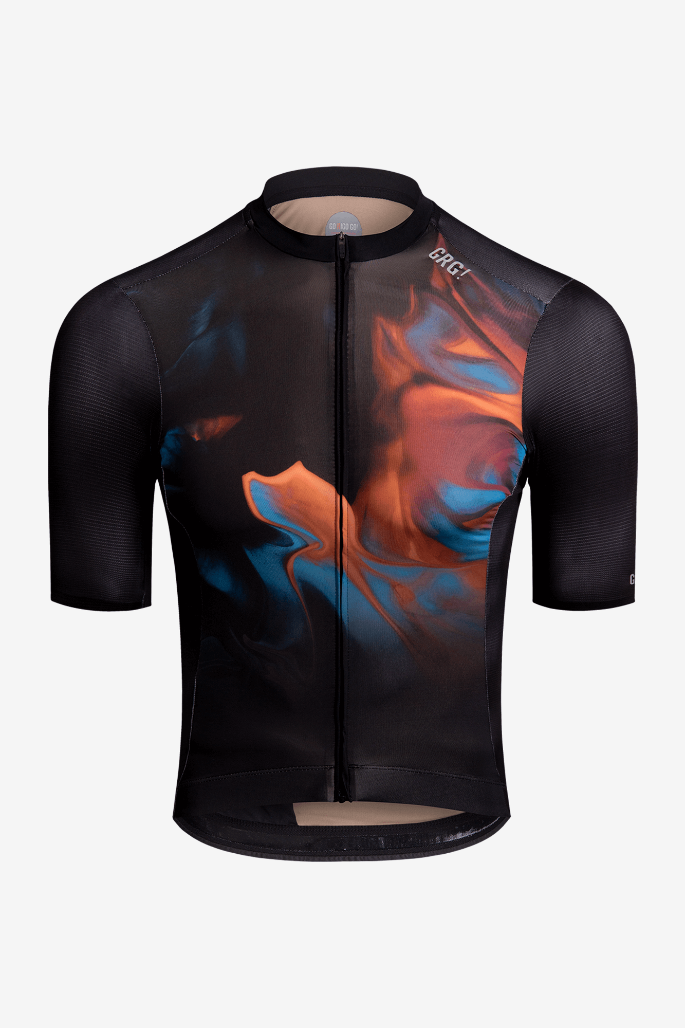 CAMISETA GRUTAL KM 100 PARA CICLISMO COLOR NEGRO | GO RIGO GO - CINCO AM