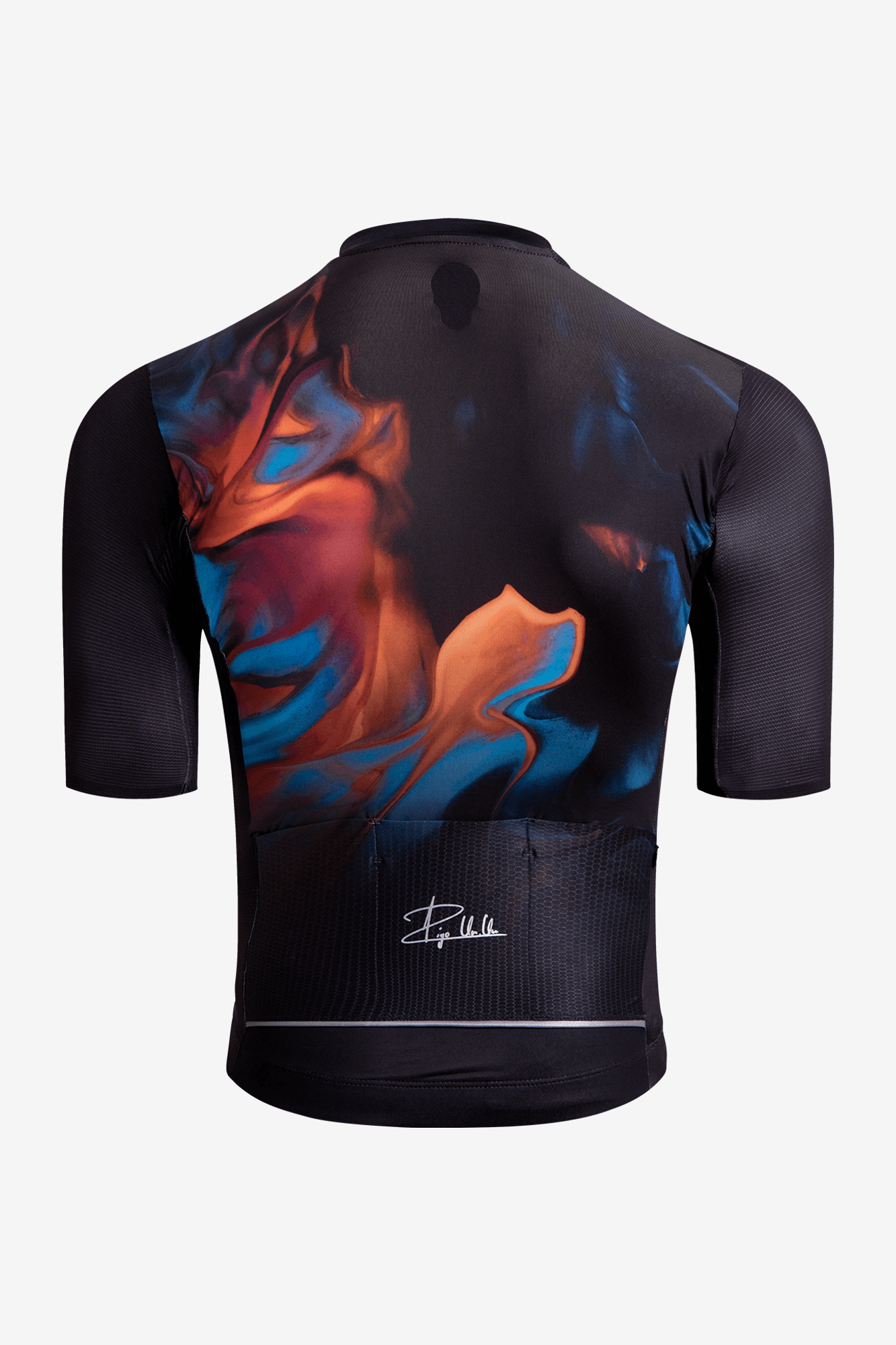 CAMISETA GRUTAL KM 100 PARA CICLISMO COLOR NEGRO | GO RIGO GO - CINCO AM