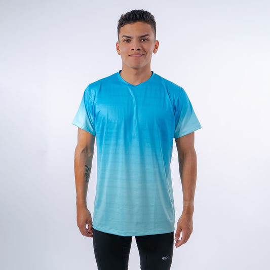 POLO DE RUNNING DRY FIT SUNSET VIBES - COSTA VERDE| CINCO AM - CINCO AM