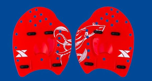 PADDLE PARA NATACIÓN COLOR NEGRO-ROJO | XTERRA TALLA S - CINCO AM