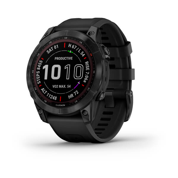 RELOJ FENIX 7 SAPHIRO SOLAR NEGRO - CINCO AM