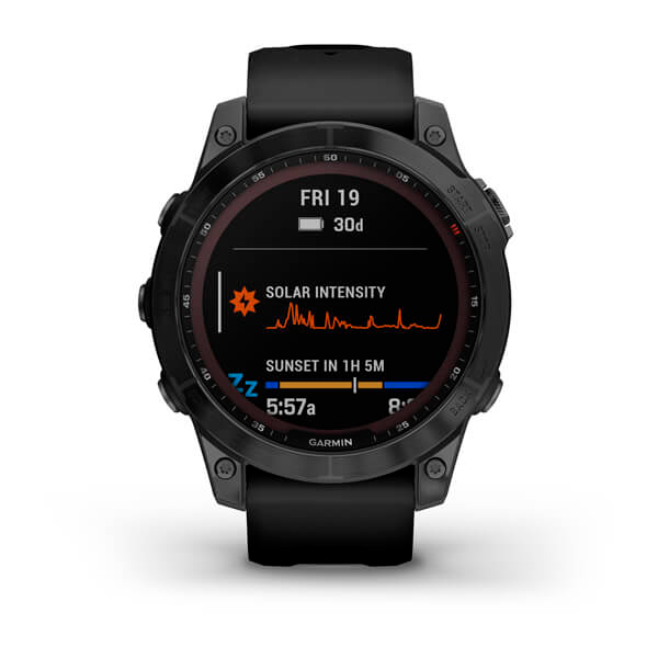 RELOJ FENIX 7 SAPHIRO SOLAR NEGRO - CINCO AM