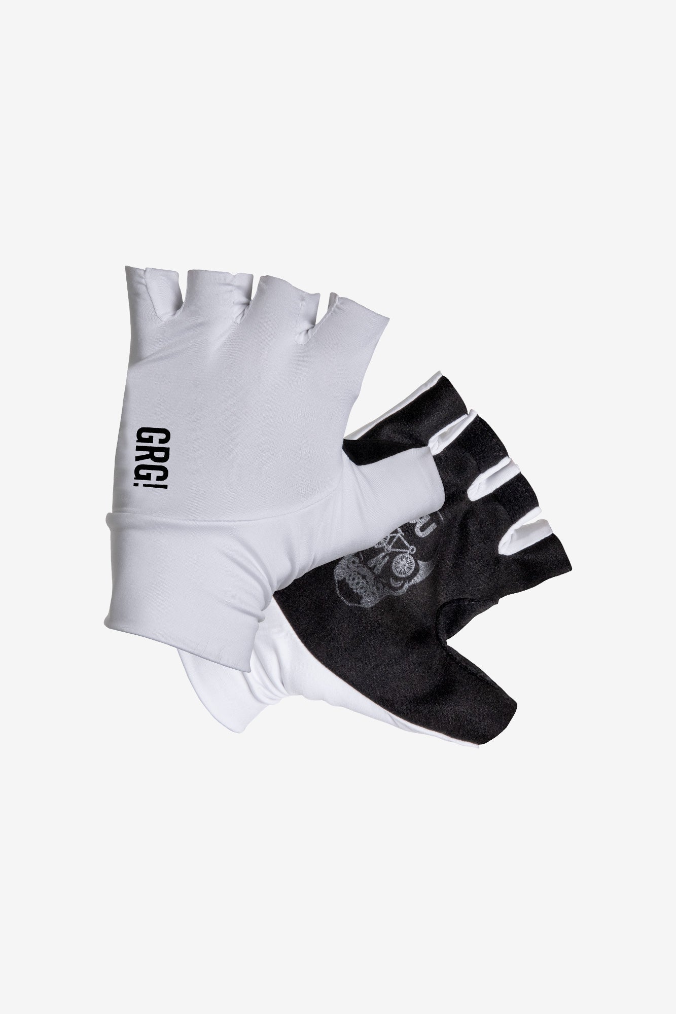 GUANTES UNISEX PARA CICLISMO COLOR BLANCO | GO RIGO GO - CINCO AM