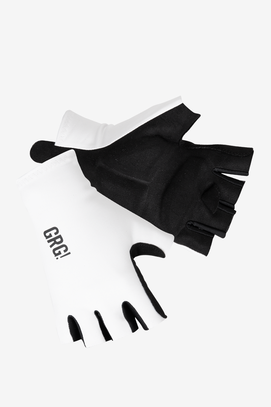 Guantes UNISEX PARA CICLISMO COLOR BLANCO | GO RIGO GO - CINCO AM