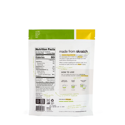 SKRATCH HYDRATION DRINK MIX 440 GR | LEMON LIME - CINCO AM