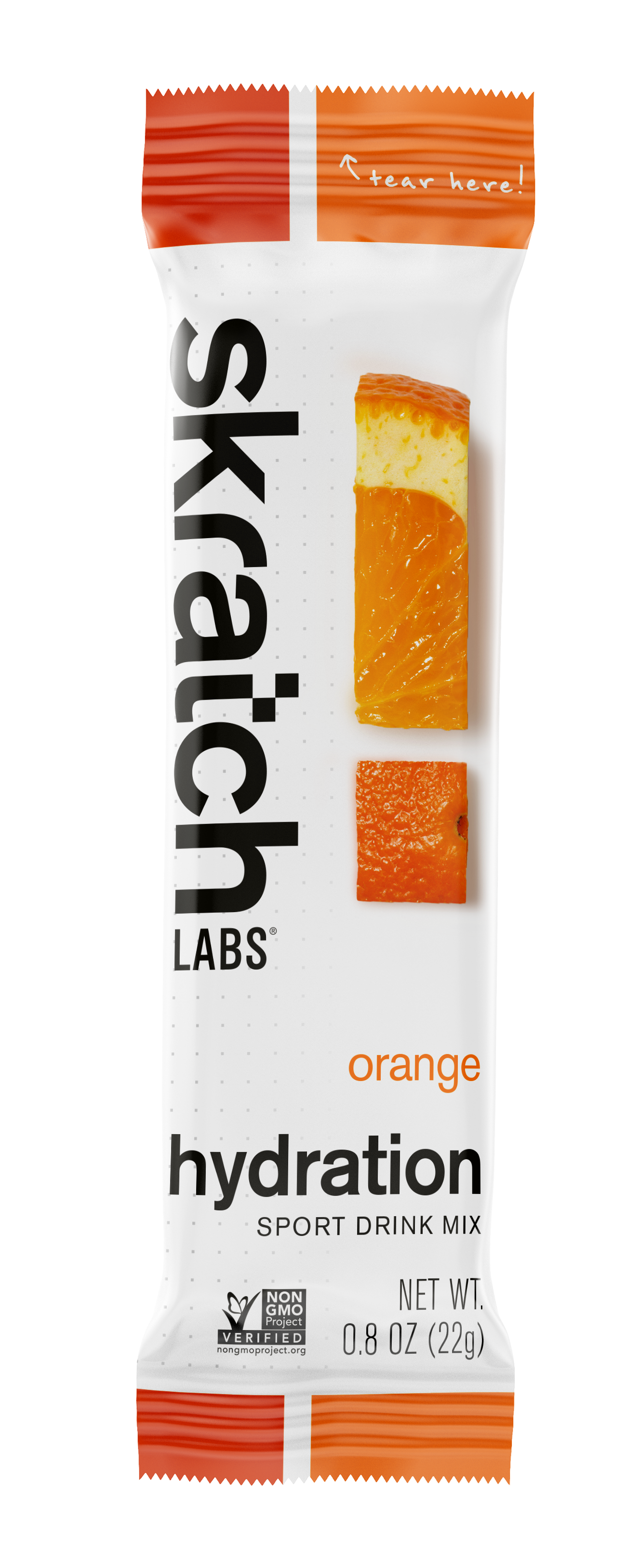 SKRATCH HYDRATION DRINK MIX STICK | ORANGE