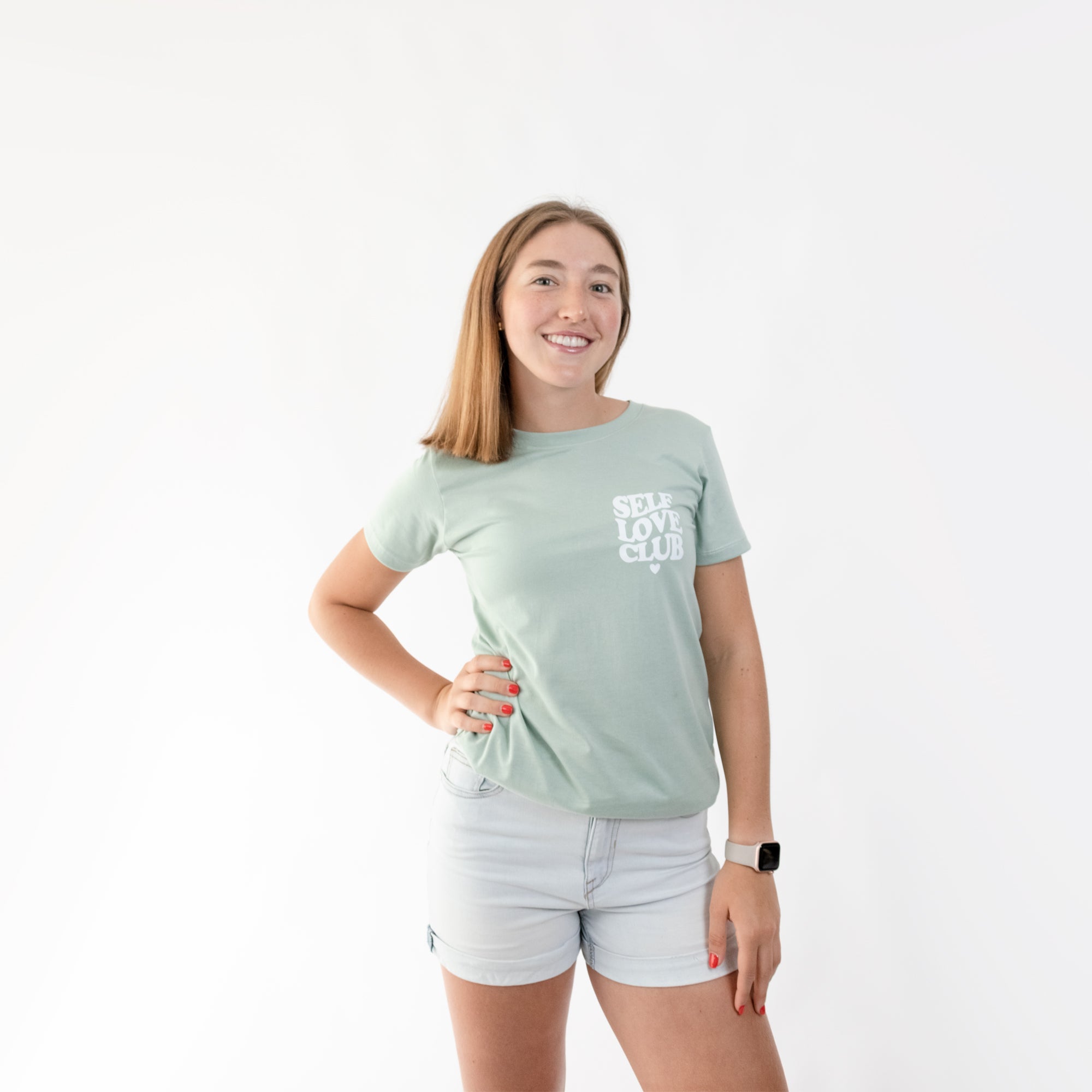 CAMISETA LIFESTYLE WOMEN GREEN SELF  | CINCO AM