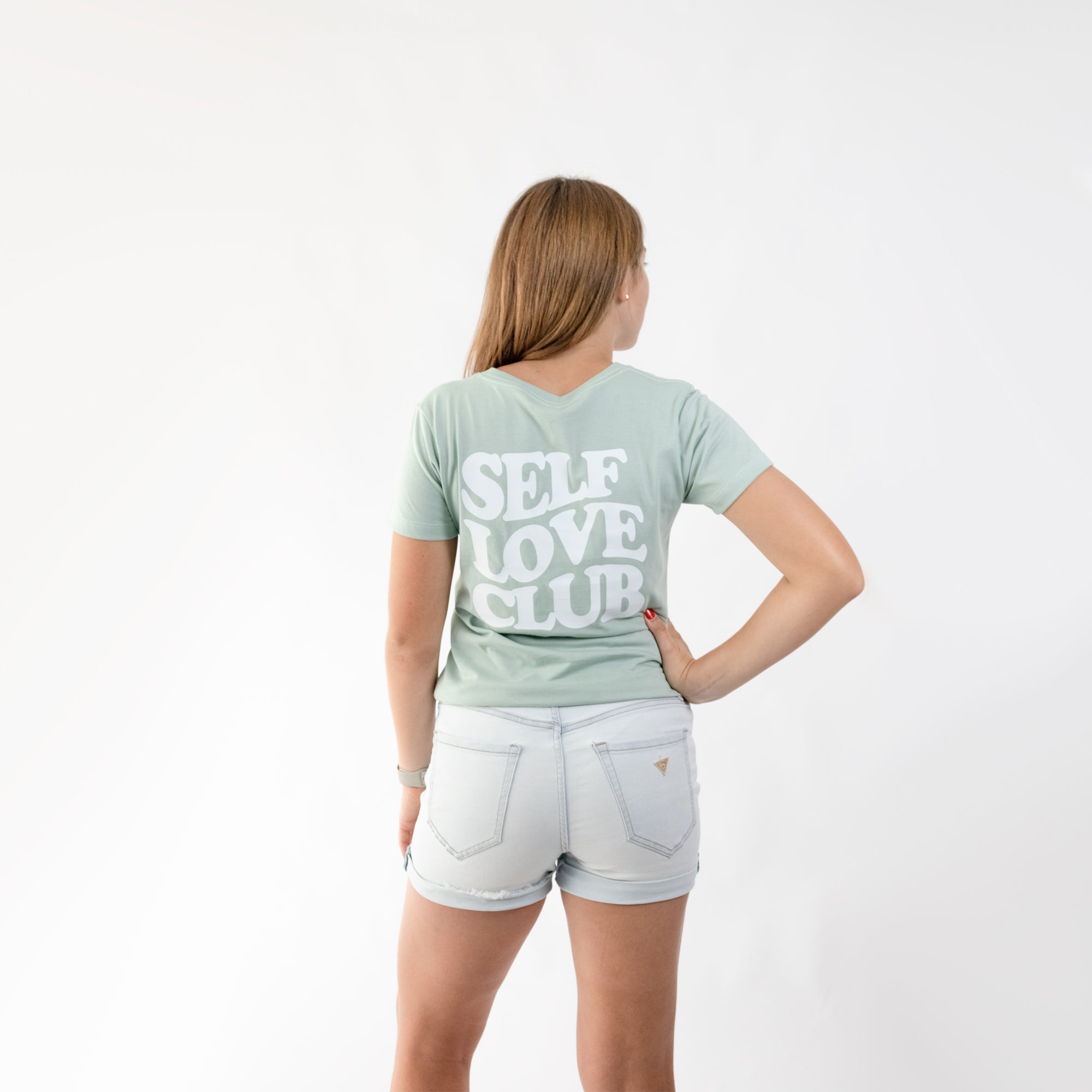 CAMISETA LIFESTYLE WOMEN GREEN SELF  | CINCO AM