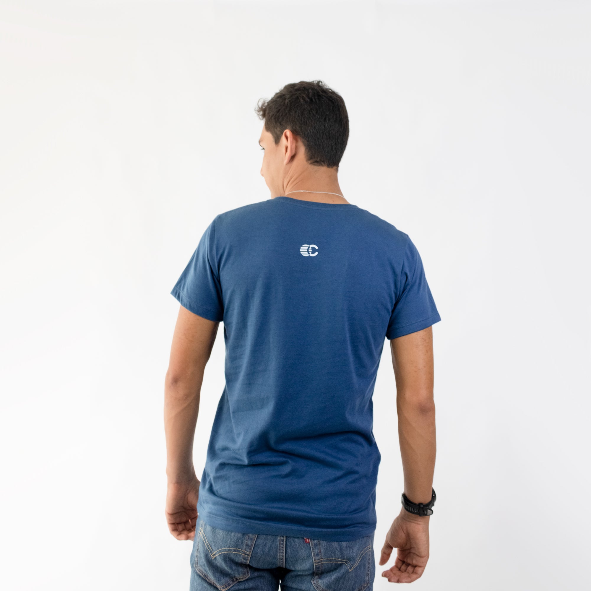 CAMISETA LIFESTYLE MAN BLUE RUNNER | CINCO AM