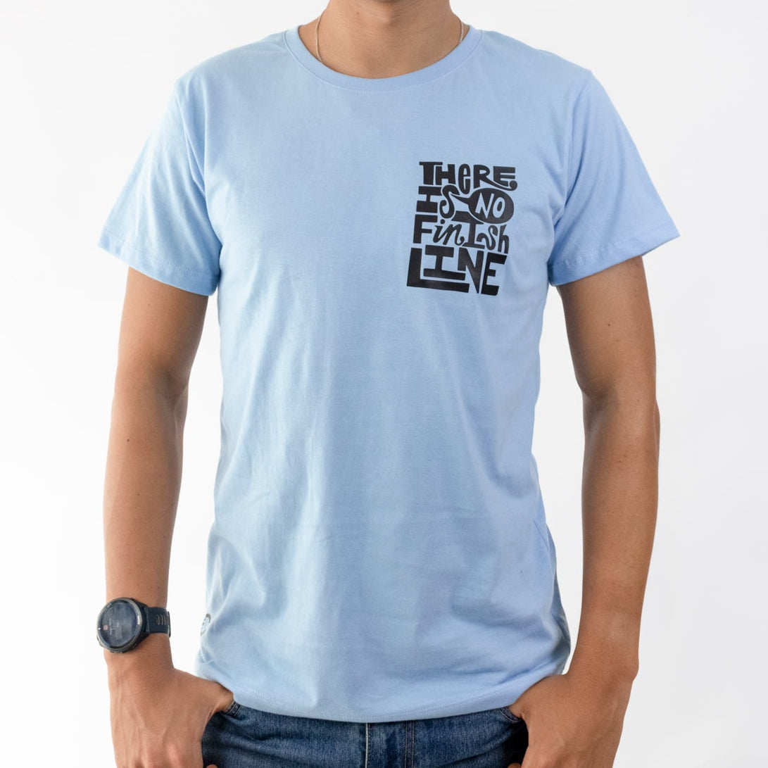 CAMISETA LIFESTYLE MAN SKY BLUE FINISH | CINCO AM