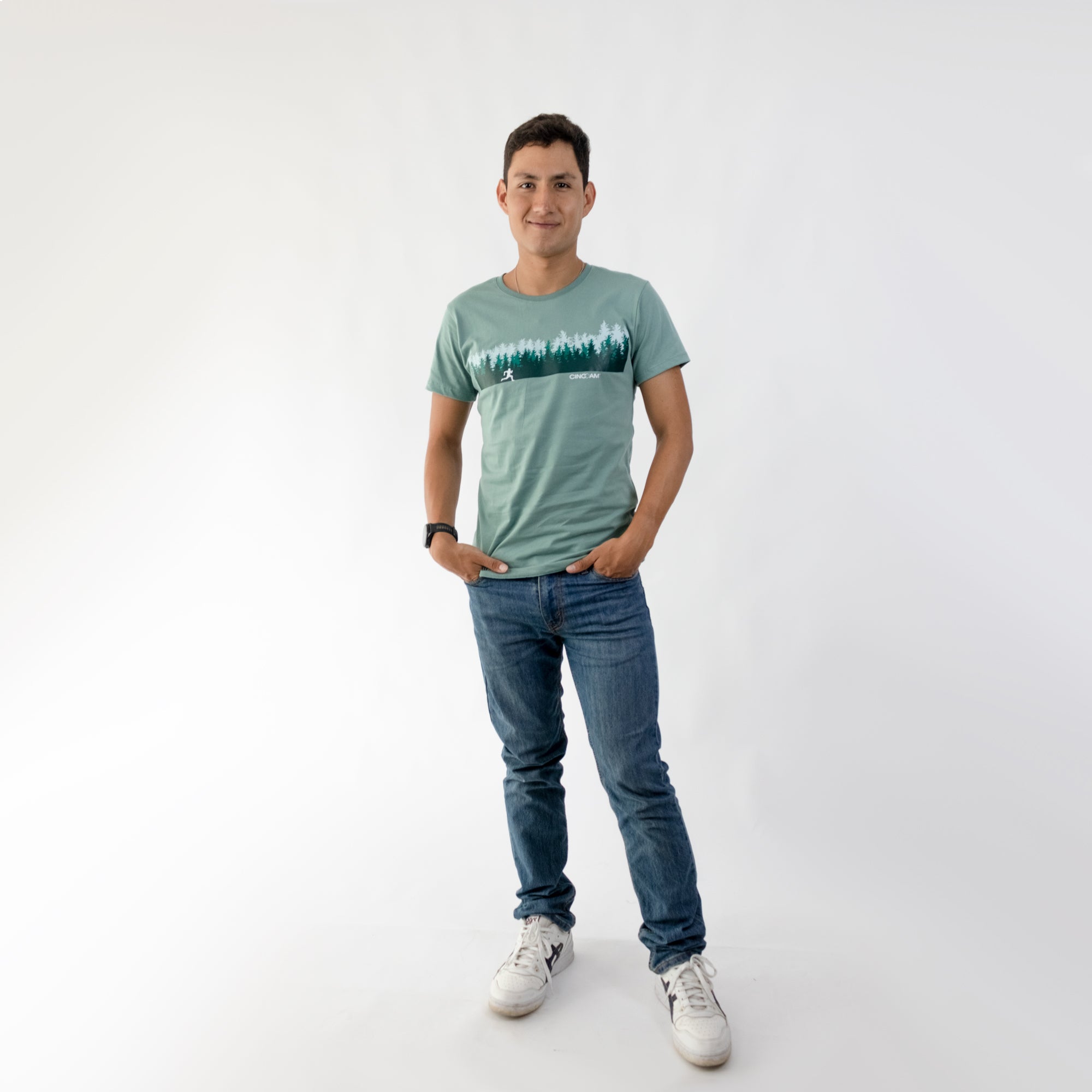 CAMISETA LIFESTYLE MAN AQUA RUNNER | CINCO AM