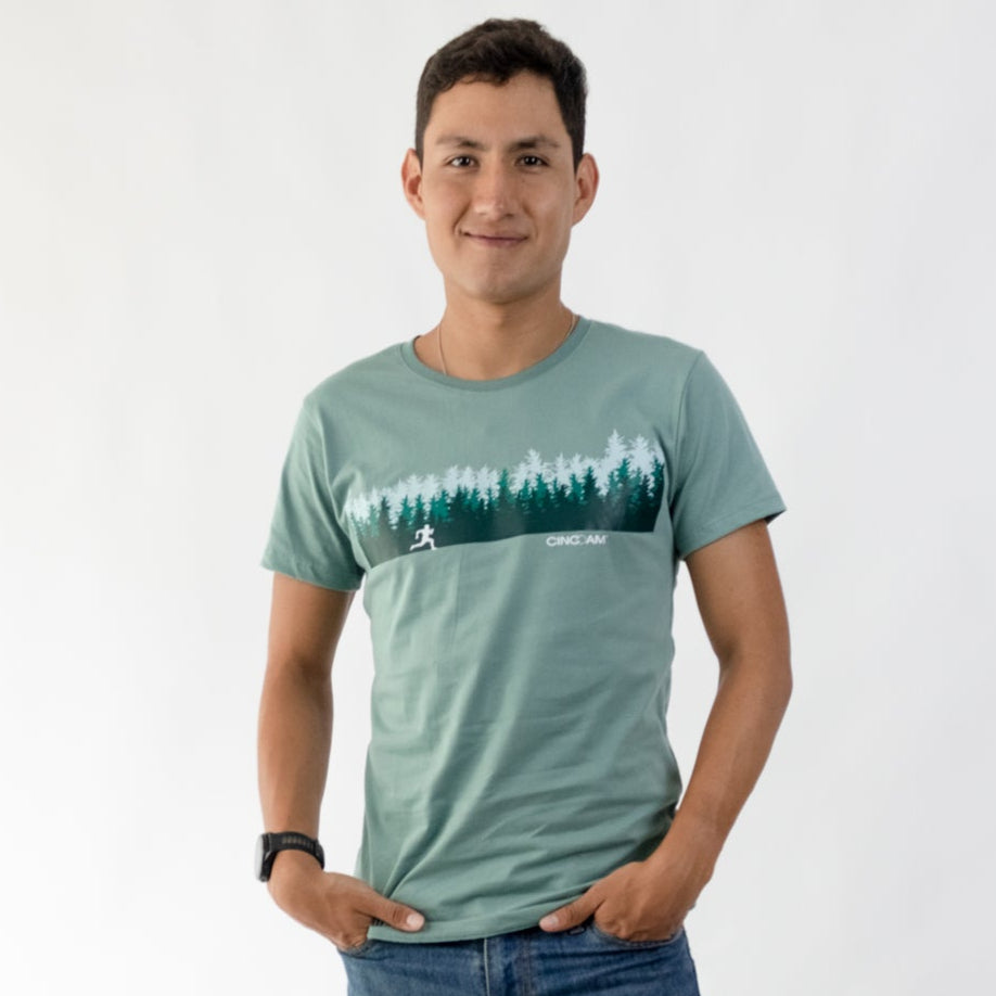 CAMISETA LIFESTYLE MAN AQUA RUNNER | CINCO AM