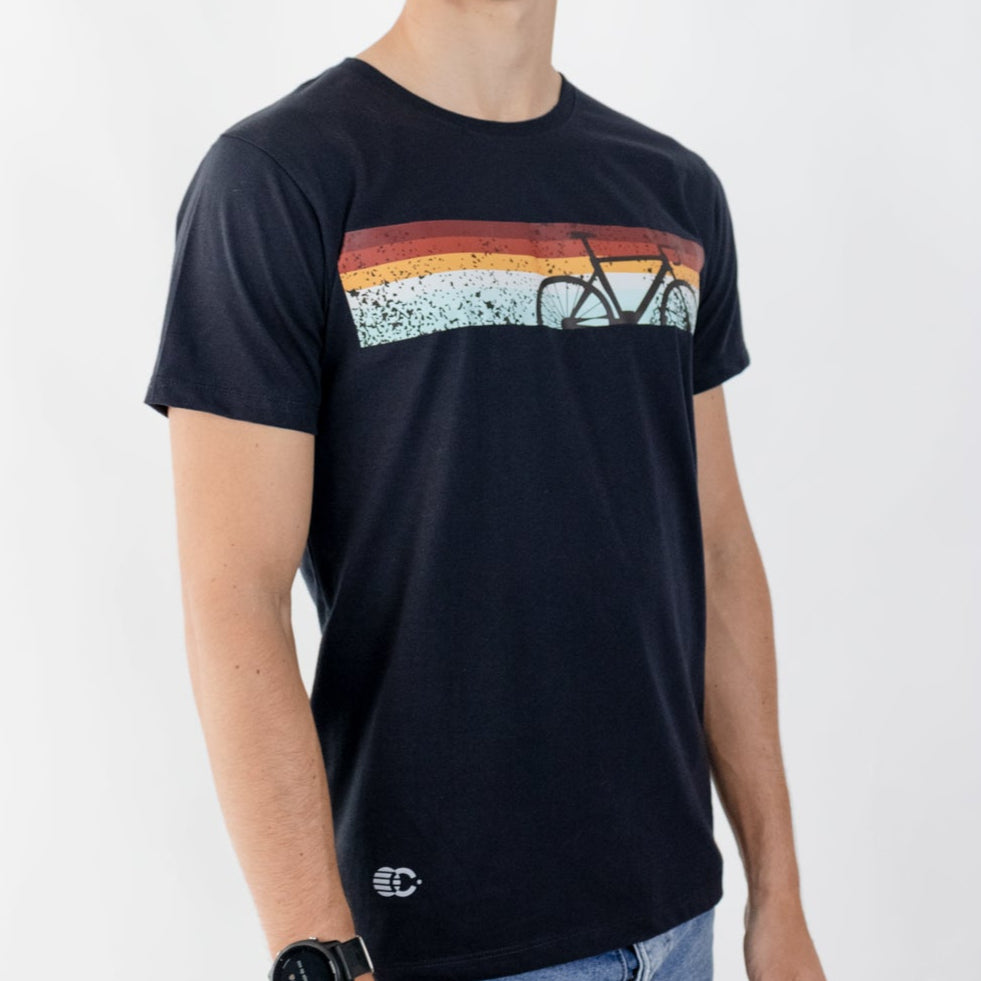 CAMISETA LIFESTYLE MAN BLUE BIKE | CINCO AM