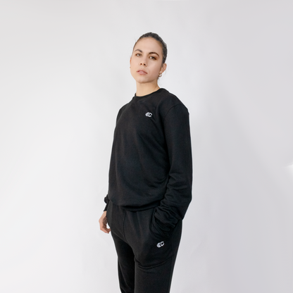 ACTIVE.01 POLERA UNISEX NEGRO | CINCO AM - CINCO AM