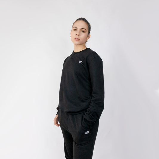 ACTIVE.01 POLERA UNISEX NEGRO | CINCO AM - CINCO AM