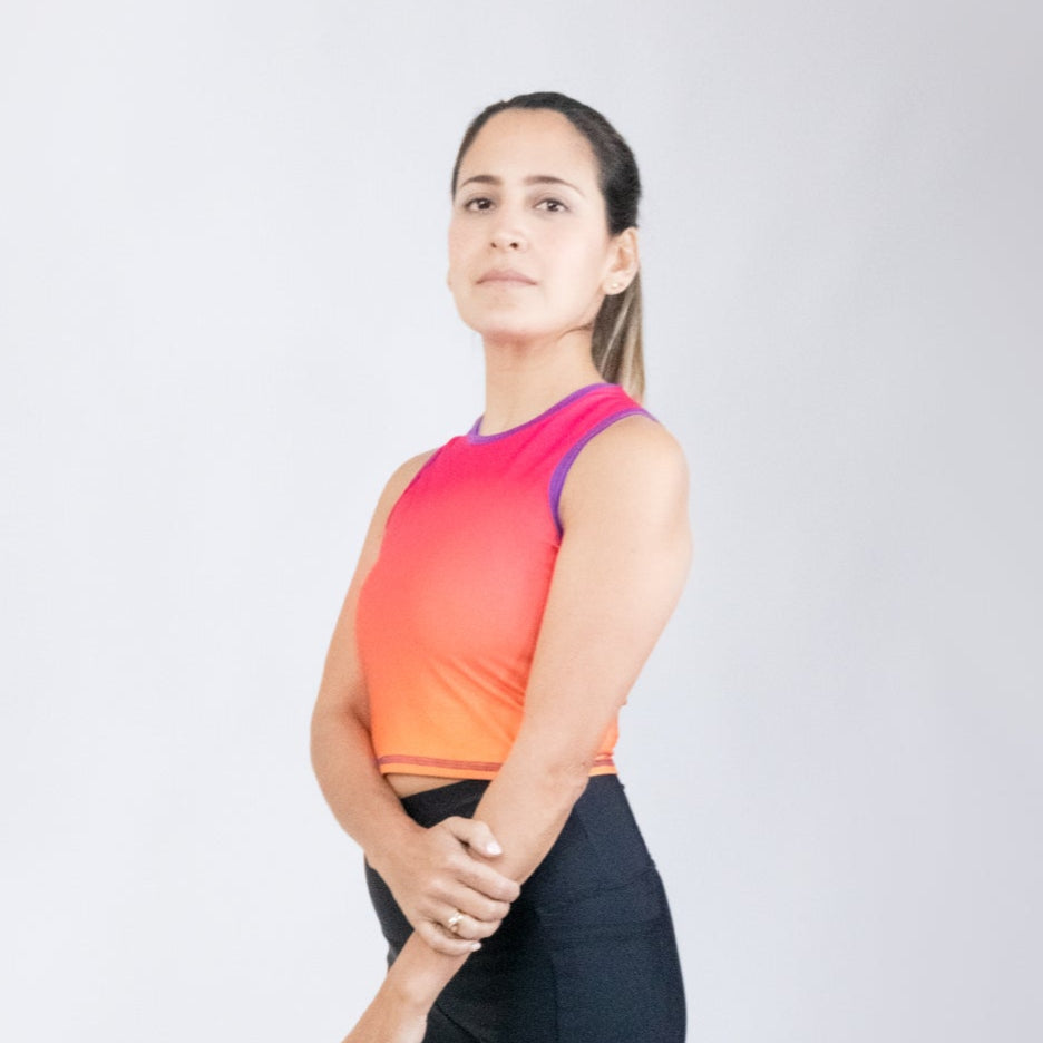 CROP MUJER MOVE SUNSET VIBE | CINCO AM
