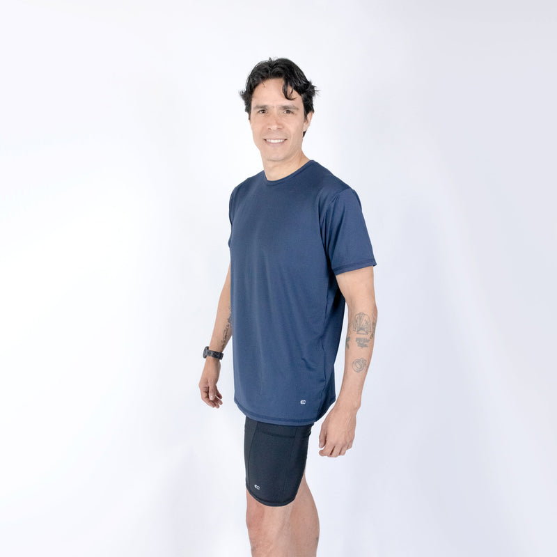 CAMISETA DEPORTIVA NAVY HOMBRE BLUE |MOVE