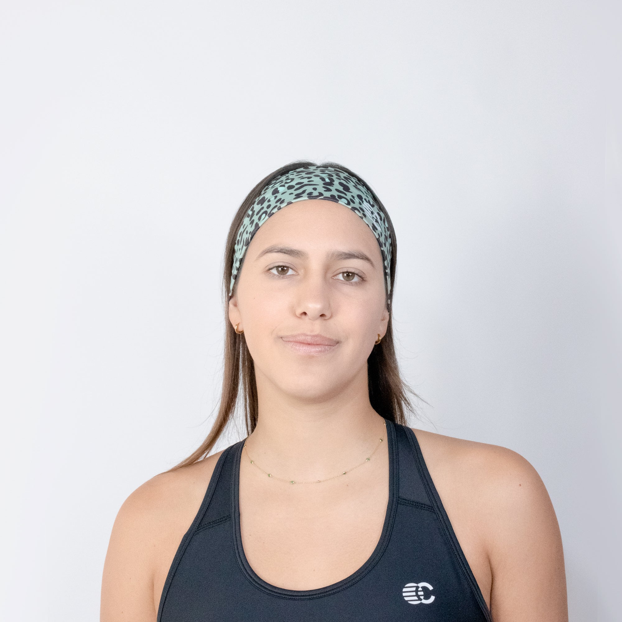 VINCHA DEPORTIVA ANIMAL PRINT AZUL | MOVE