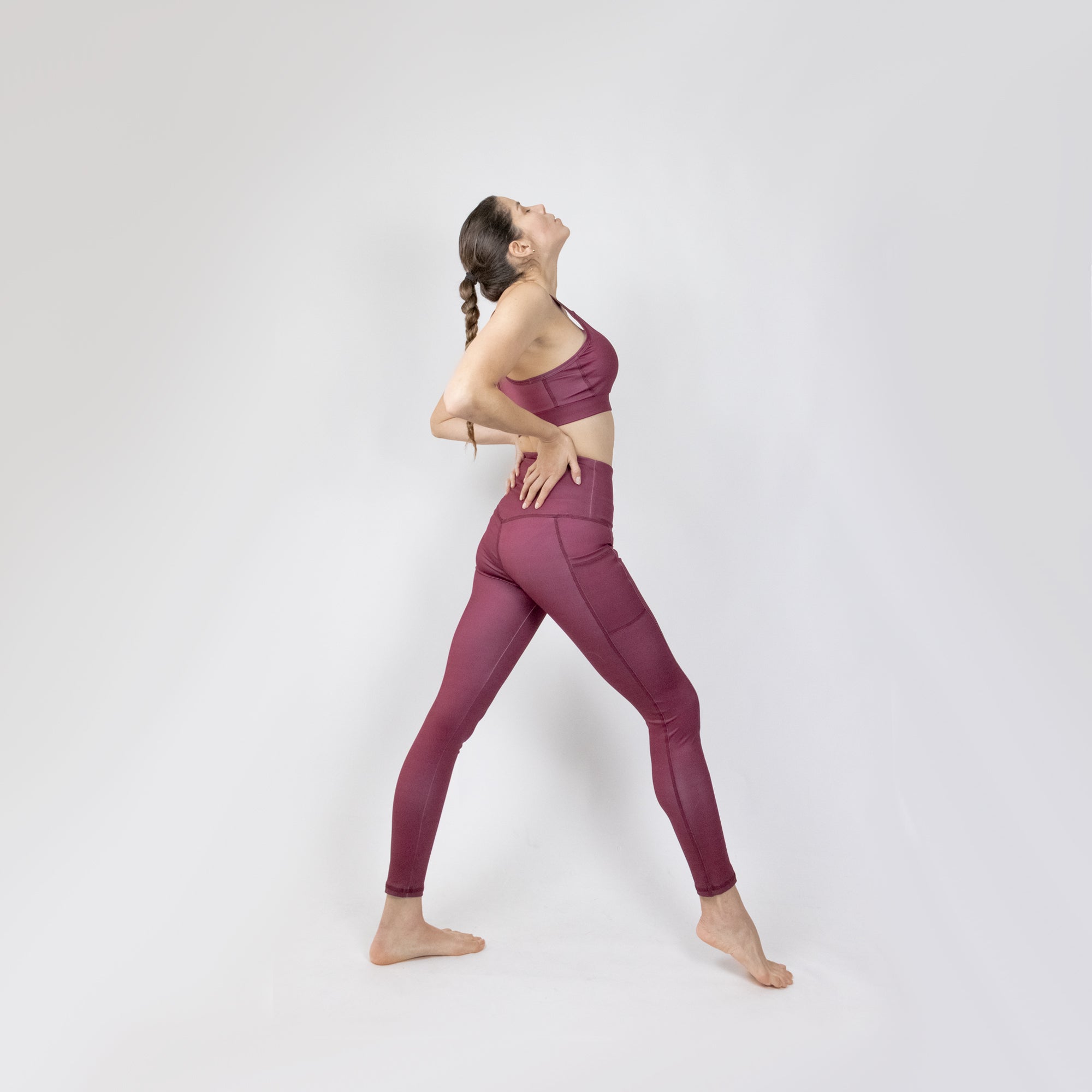 LEGGING BORGOÑA MUJER | MOVE