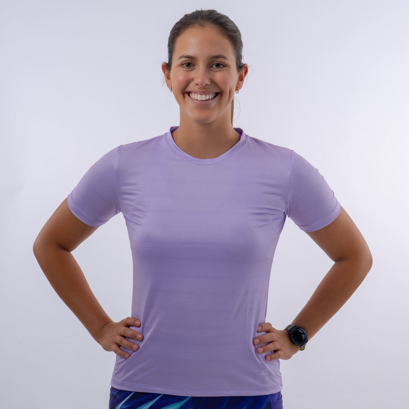 CAMISETA DRY FIT SUNSET VIBES - PURPLE | CINCO AM