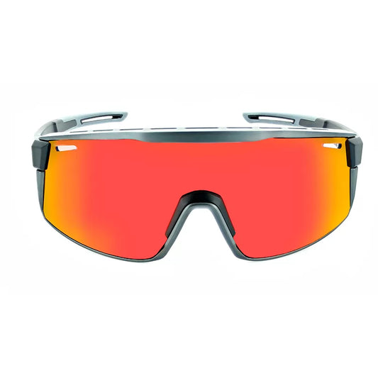 LENTES DEPORTIVOS FIXIE MAX PLOMO NARANJA | OPTIC NERVE - CINCO AM