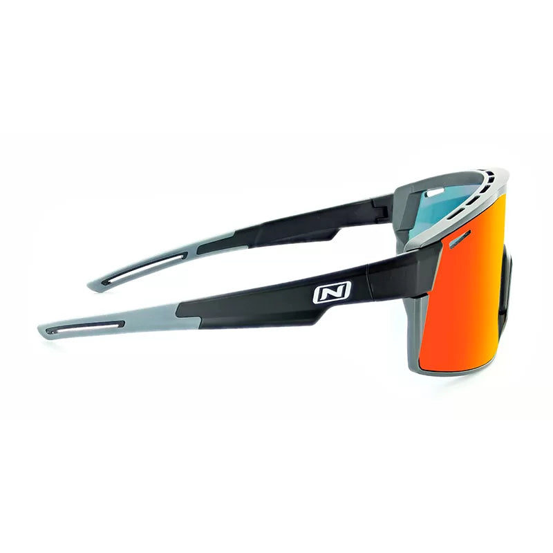 LENTES DEPORTIVOS FIXIE MAX PLOMO NARANJA | OPTIC NERVE - CINCO AM