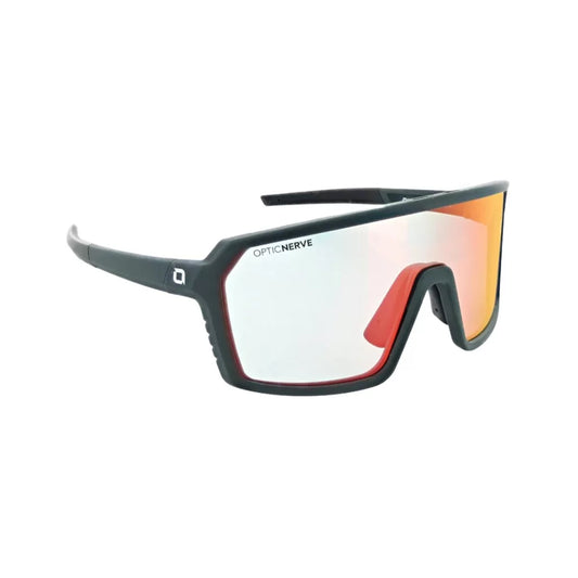 LENTES DEPORTIVOS PHENOM NEGRO MATE FOTOCROMATICOS | OPTIC NERVE