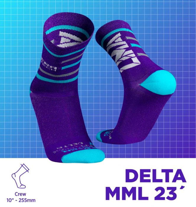 MEDIAS DELTA MML MORADO | SILVERA