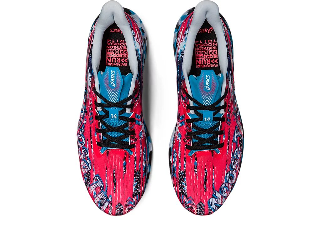 ZAPATILLAS NOOSA TRI 14 MUJER COLOR ROSA DIVA/NEGRO | ASICS - CINCO AM