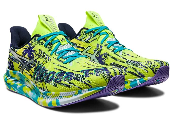 ZAPATILLAS NOOSA TRI 14 HOMBRE COLOR LIMA ZEST/CIELO | ASICS - CINCO AM