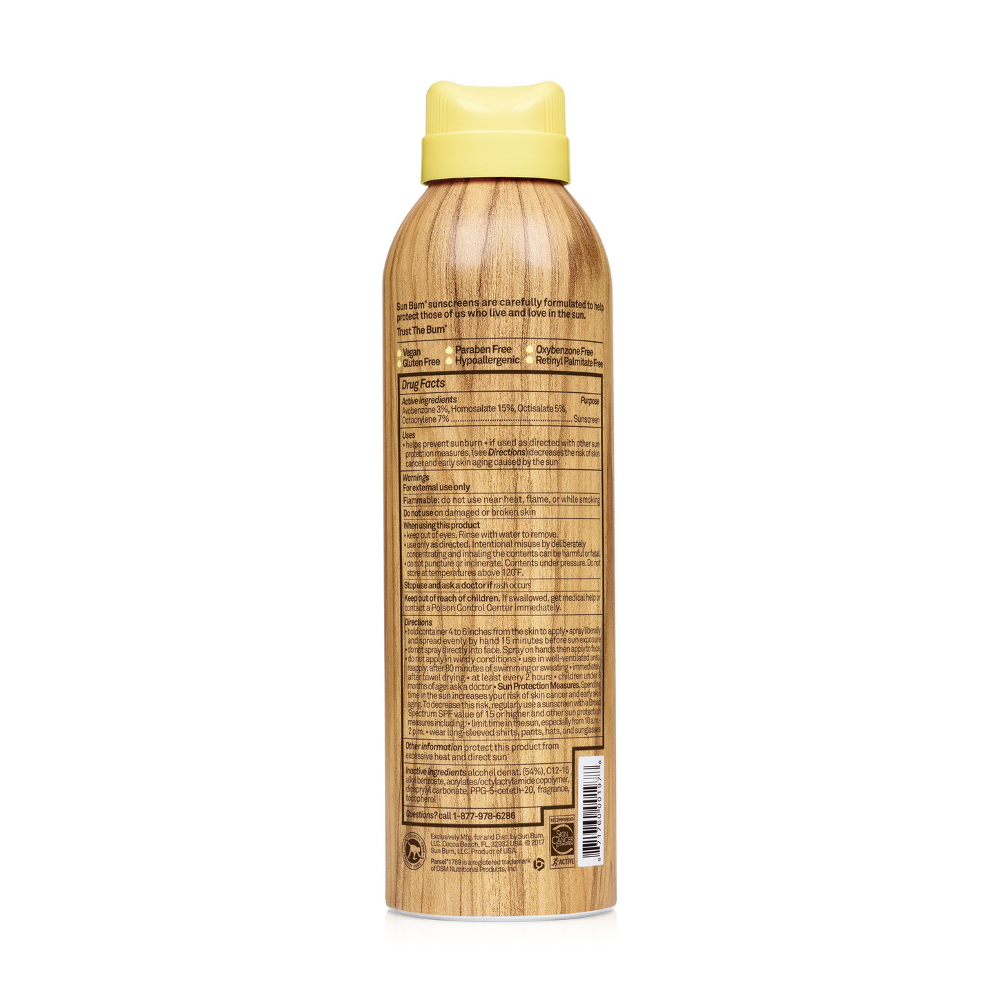 SPRAY PROTECTOR SOLAR ORIGINAL SPF 50 | SUN BUM - CINCO AM