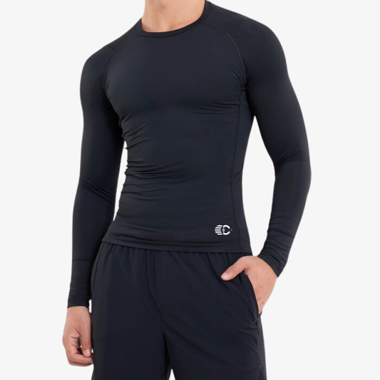 MANGA LARGA ACTIVE MULTIDEPORTE/RUNNING/NATACIÓN NEGRO | CINCO AM - CINCO AM