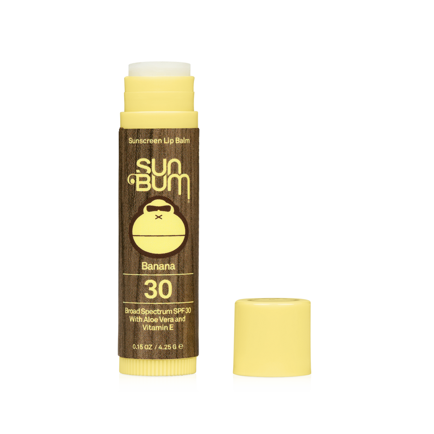 BÁLSAMO LABIAL CON PROTECCIÓN SOLAR SPF 30 ORIGINAL - PLÁTANO | SUN BUM - CINCO AM