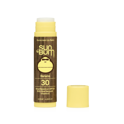 BÁLSAMO LABIAL CON PROTECCIÓN SOLAR SPF 30 ORIGINAL - PLÁTANO | SUN BUM - CINCO AM
