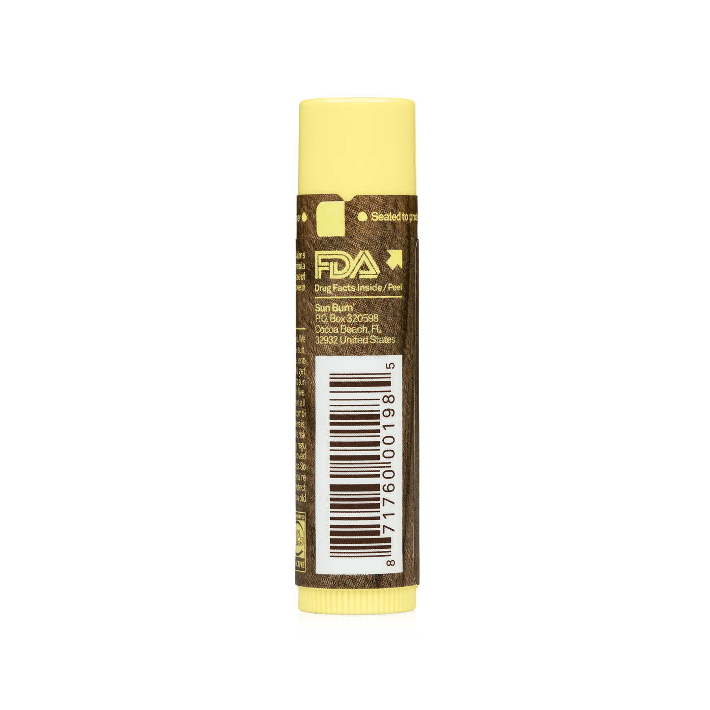 BÁLSAMO LABIAL CON PROTECCIÓN SOLAR SPF 30 ORIGINAL - PLÁTANO | SUN BUM - CINCO AM