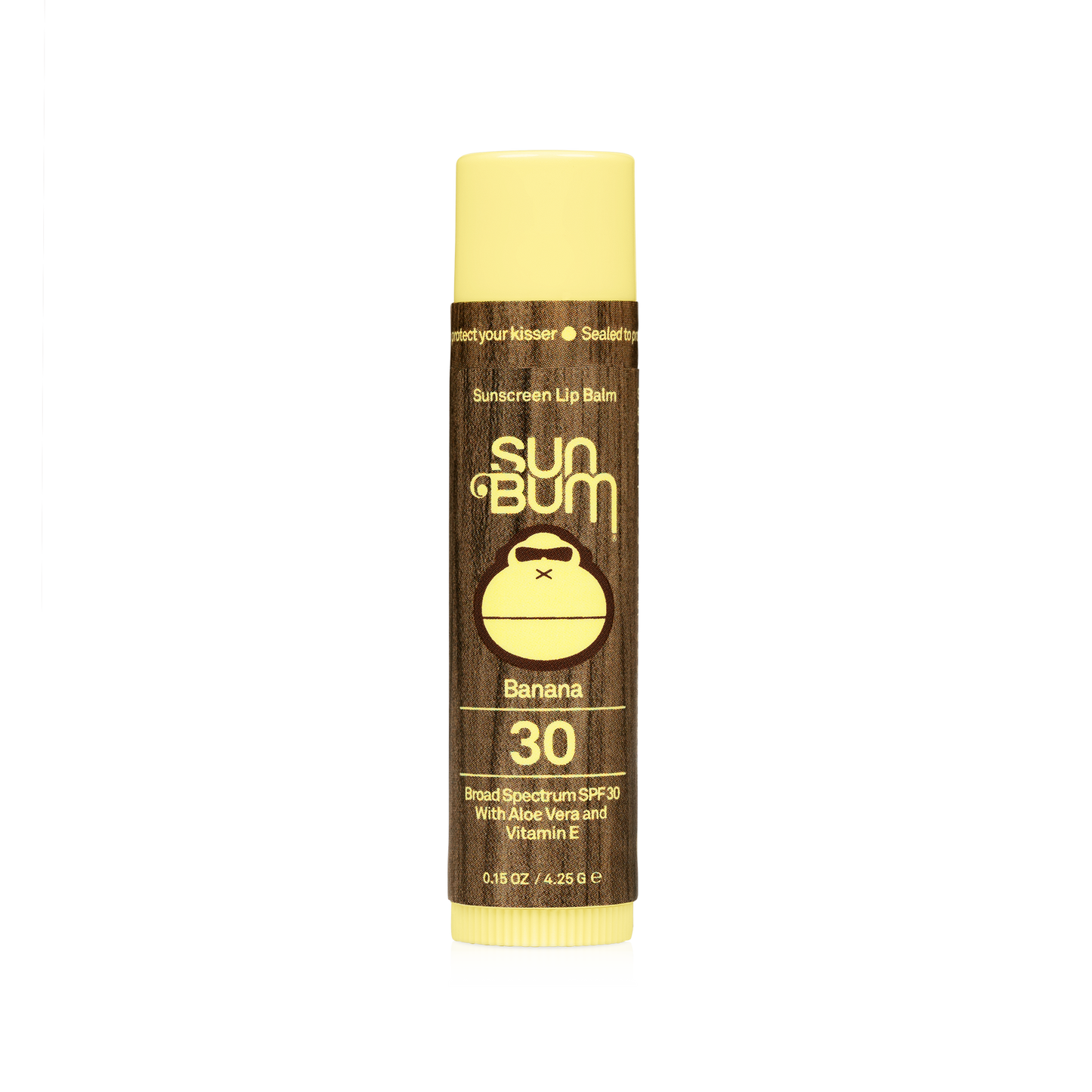 BÁLSAMO LABIAL CON PROTECCIÓN SOLAR SPF 30 ORIGINAL - PLÁTANO | SUN BUM - CINCO AM
