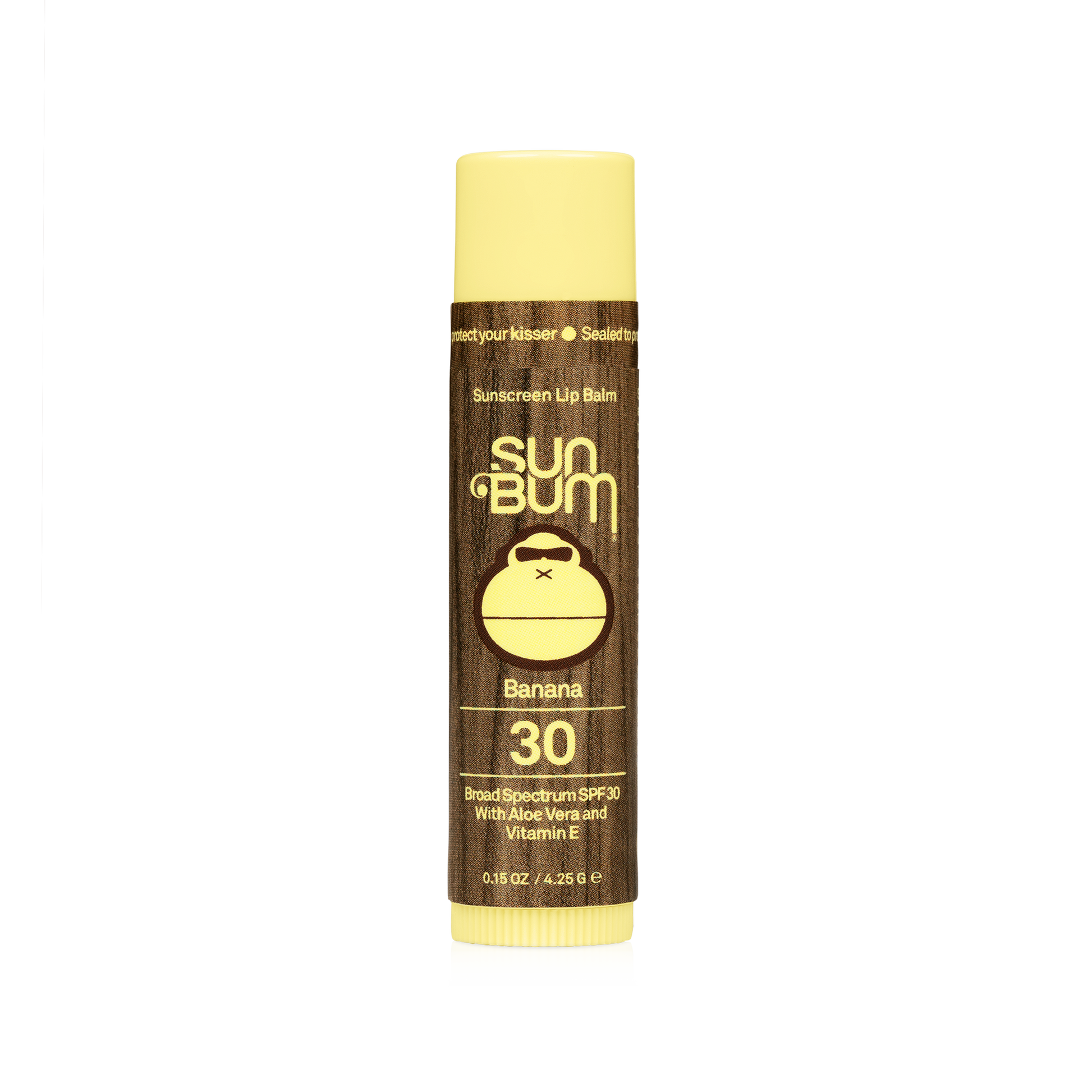 BÁLSAMO LABIAL CON PROTECCIÓN SOLAR SPF 30 ORIGINAL - PLÁTANO | SUN BUM - CINCO AM