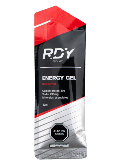 RDY ENERGY GEL RED BERRIES - CINCO AM