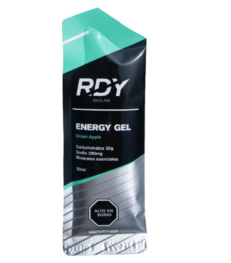 RDY ENERGY GEL GREEN APPLE - CINCO AM