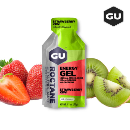 GEL ROCTANE STRAWBERRY KIWI SIN CAFEINA | GU - CINCO AM