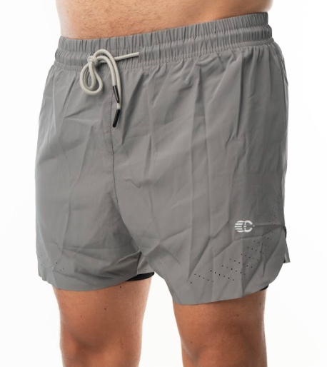 SHORT PRO RUNNING HOMBRE GRIS | FEEL YOUR POWER