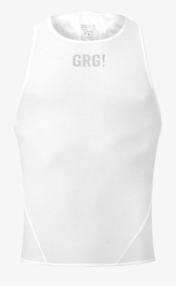 CAMISETA INTERIOR CICLISMO S/MANGAS UNISEX WHITE | GO RIGO GO - CINCO AM