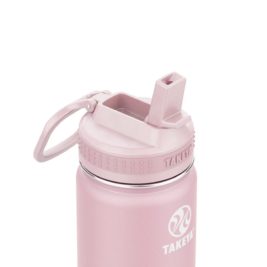 TOMATODOS TERMICOS TAKEYA ACTIVES KIDS STRAW BOTTLE COLOR ROSADO | TAKEYA - CINCO AM
