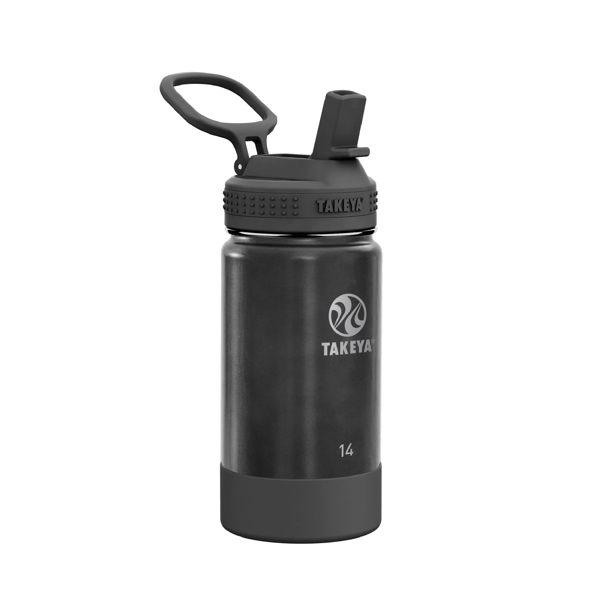 TOMATODOS TERMICOS TAKEYA ACTIVES KIDS STRAW BOTTLE COLOR NEGRO | TAKEYA